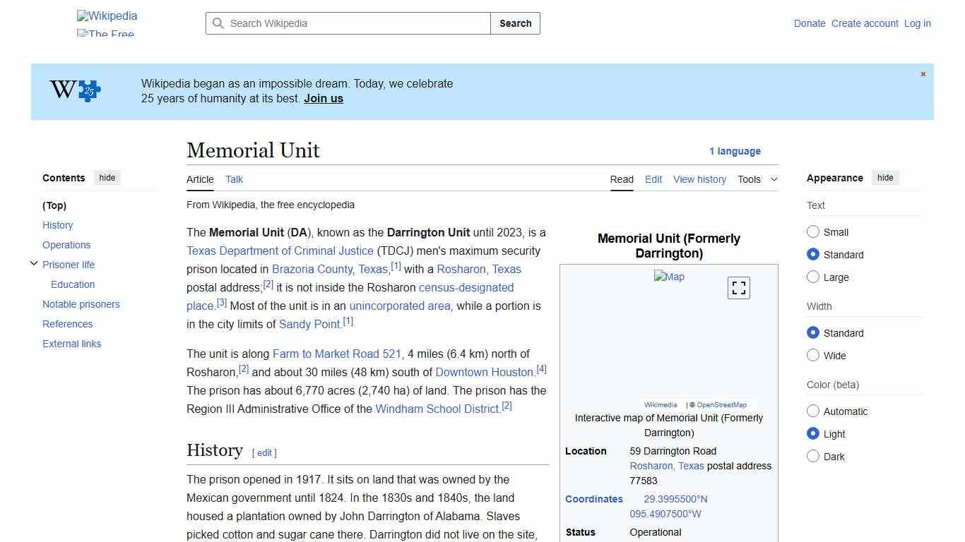 Memorial Unit - Wikipedia