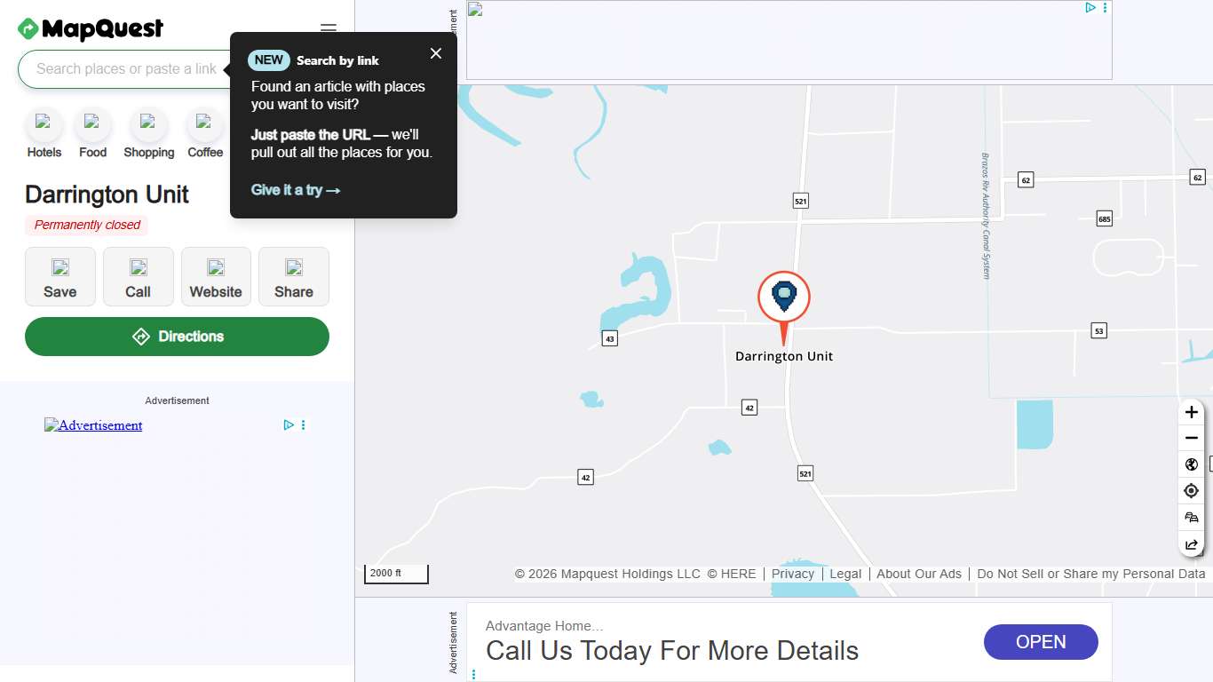 Darrington Unit - CLOSED, 59 Darrington Rd, Rosharon, TX 77583, US - MapQuest